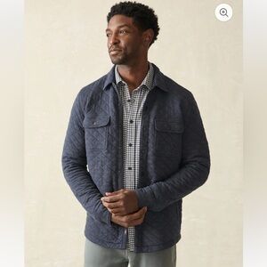 Faherty Epic Quilted Fleece CPO Shirt Jacket